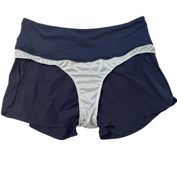 GRADUAL Women's XL Blue Active Workout Running Shorts - Picture 5 of 6